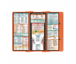 WhiteCoat Clipboard® Trifold - Orange Physical Therapy Edition
